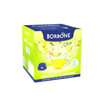 16 Capsule Borbone Zenzero...