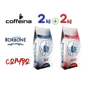 4 Kg Caffè Borbone in Grani...