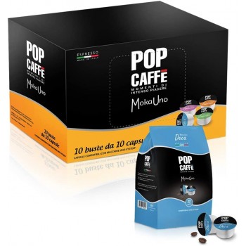 100 capsule POP CAFFE' MOKA...